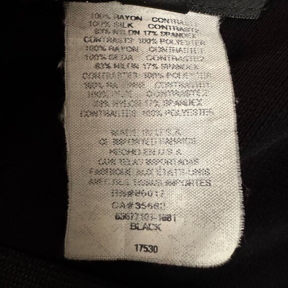 90s Vintage Bebe Black Silk Lace Mix Fabric Shelf Bra One Shoulder Blouse - Picture 10 of 11